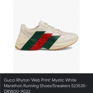 SOLD...Men's Gucci rhyton sneaker
